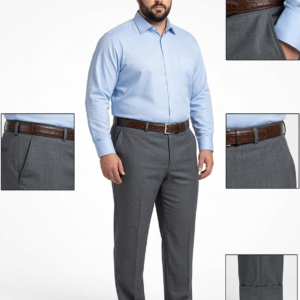 GUN METAL GREY FORMAL TROUSER