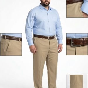 Beige Formal trouser