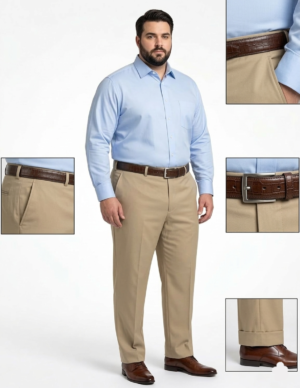 Beige Formal trouser